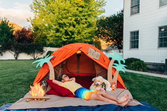Backyard Camping in Style